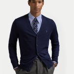 cardigan blu uomo