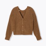 cardigan cammello donna