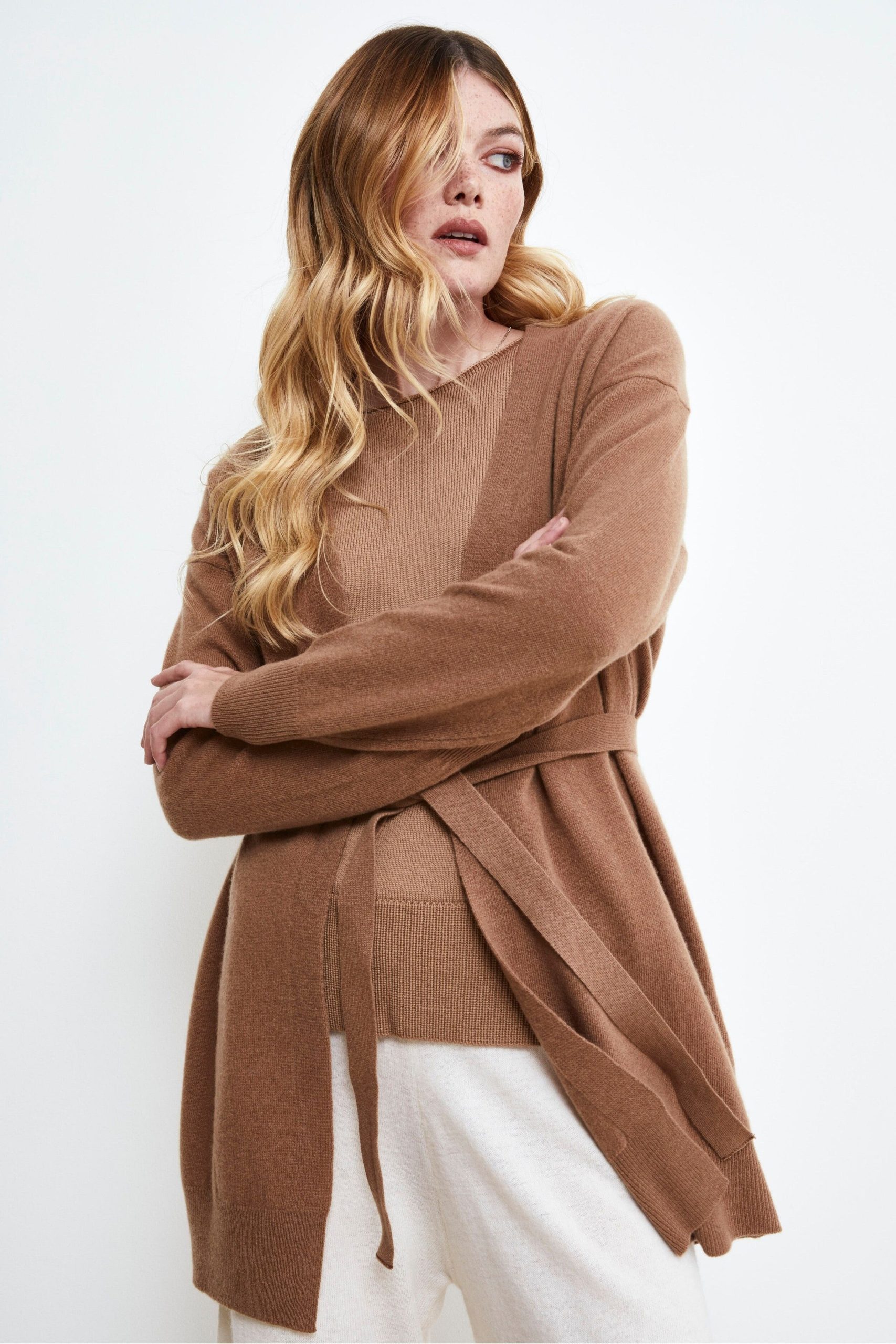 cardigan-cammello-donna-646fjt-1.jpg cardigan cammello donna - immagine 1