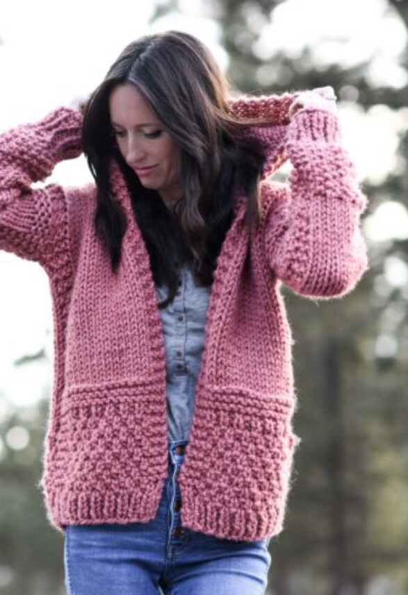 cardigan-con-cappuccio-donna-350ebp-1.jpg cardigan con cappuccio donna - immagine 1