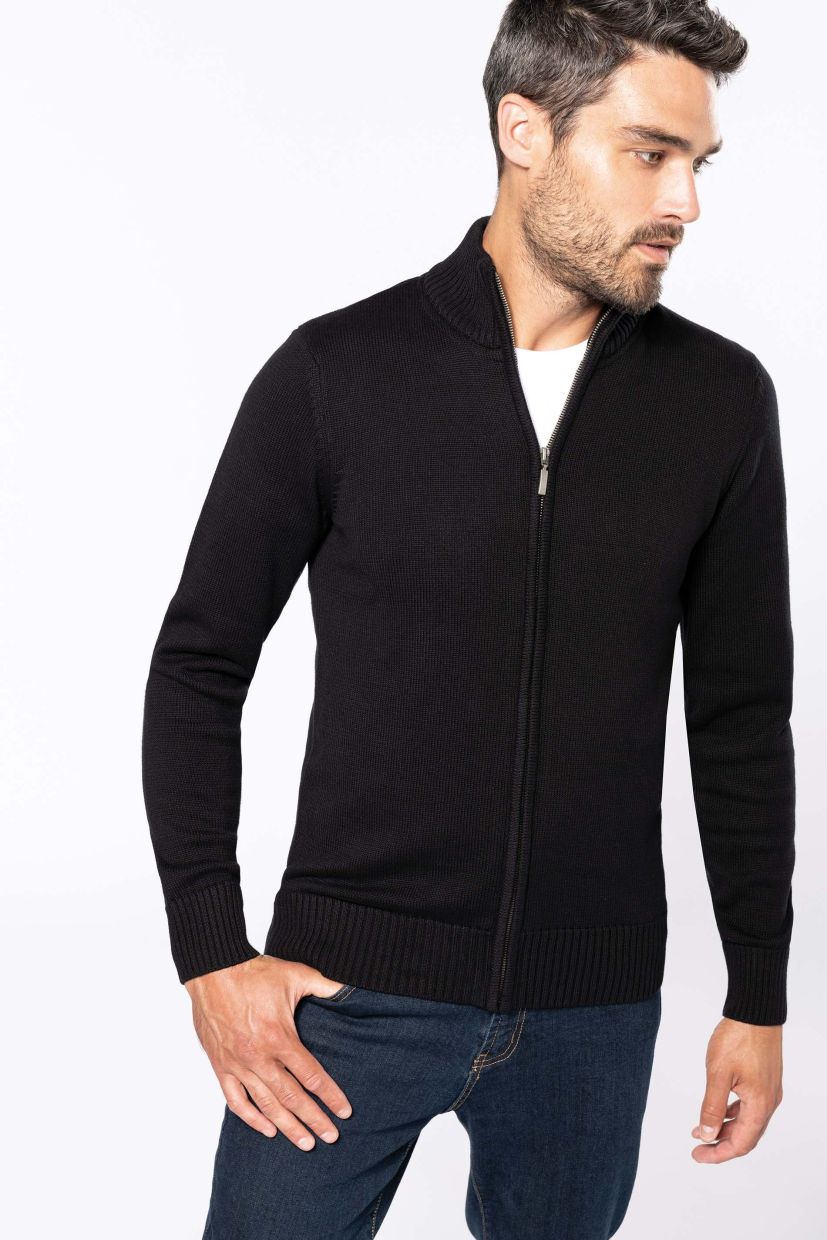 cardigan-con-zip-uomo-502utr-1.jpg cardigan con zip uomo - immagine 1