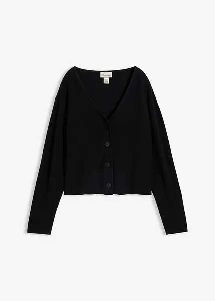 cardigan-corto-nero-661cay.webp cardigan corto nero - immagine 1