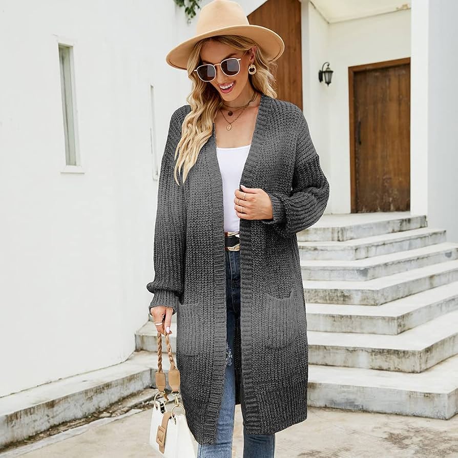 cardigan-grigio-donna-301cet-1.jpg cardigan grigio donna - immagine 1