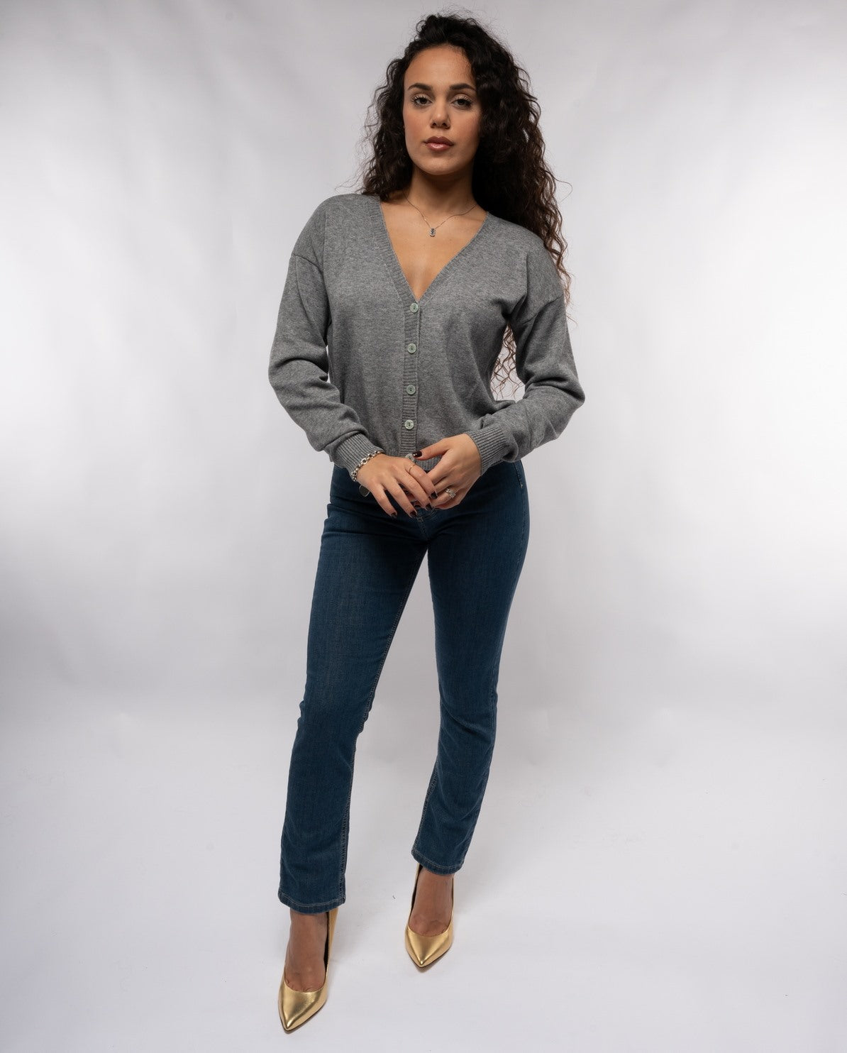 cardigan-grigio-donna-358fzp-1.jpg cardigan grigio donna - immagine 1