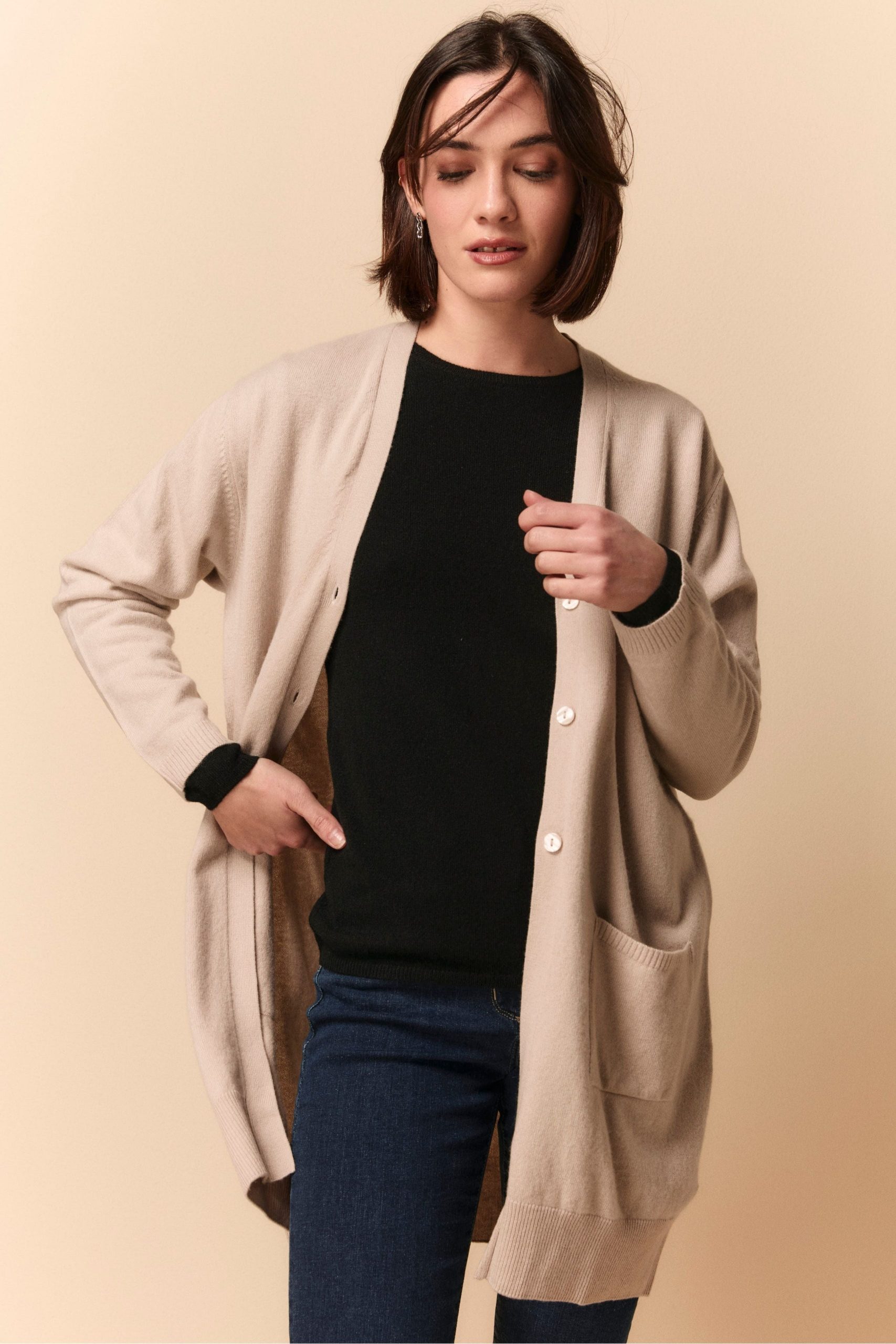 cardigan-lana-donna-elegante-315sbw-1.jpg cardigan lana donna elegante - immagine 1