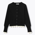 cardigan nero corto