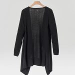 cardigan nero donna elegante