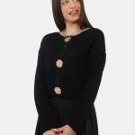 cardigan nero elegante