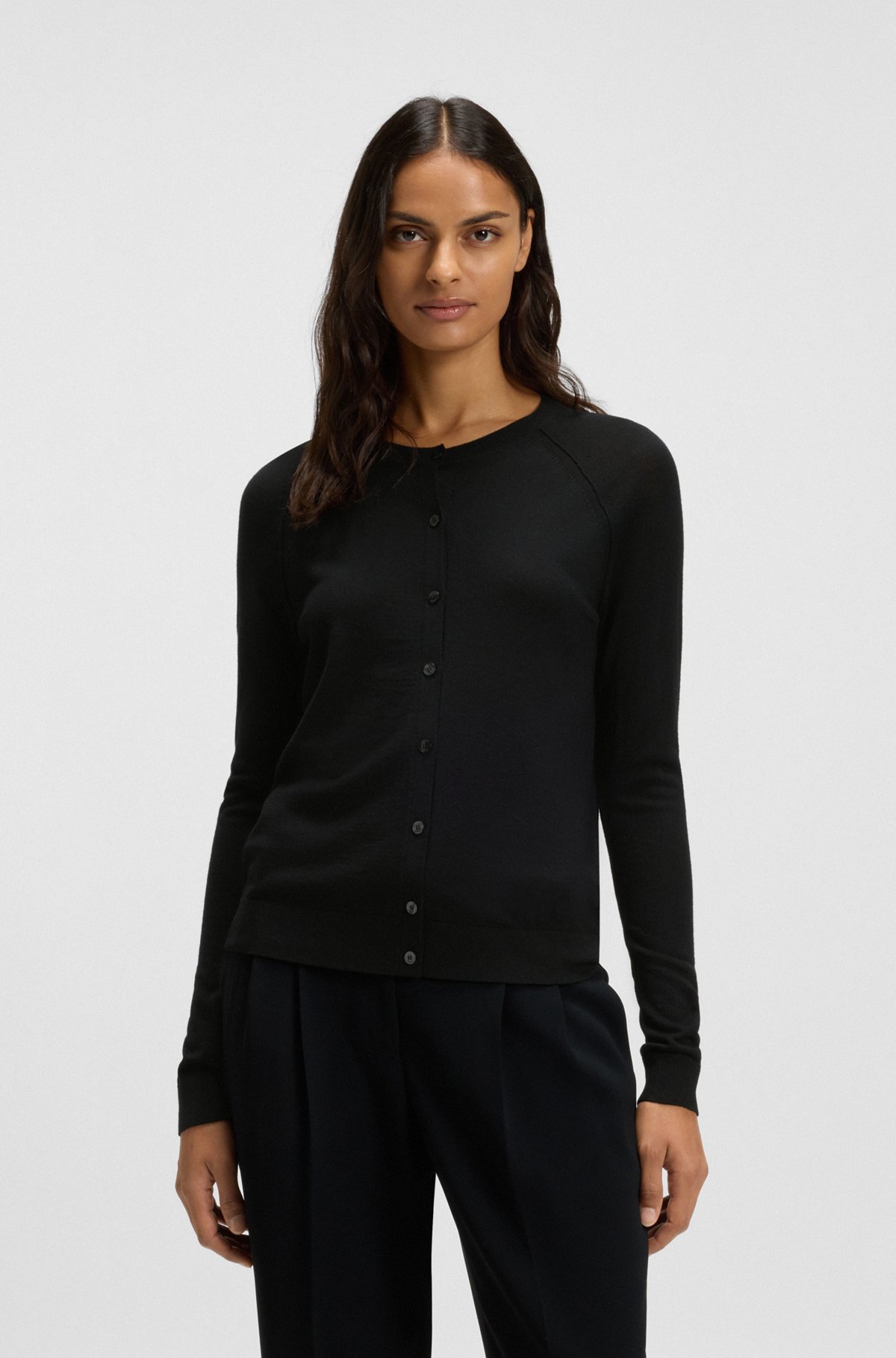 cardigan-nero-lana-donna-370aef-1.jpg cardigan nero lana donna - immagine 1