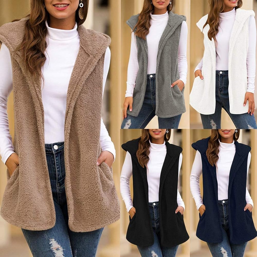 cardigan-smanicato-donna-877hty-1.jpg cardigan smanicato donna - immagine 1