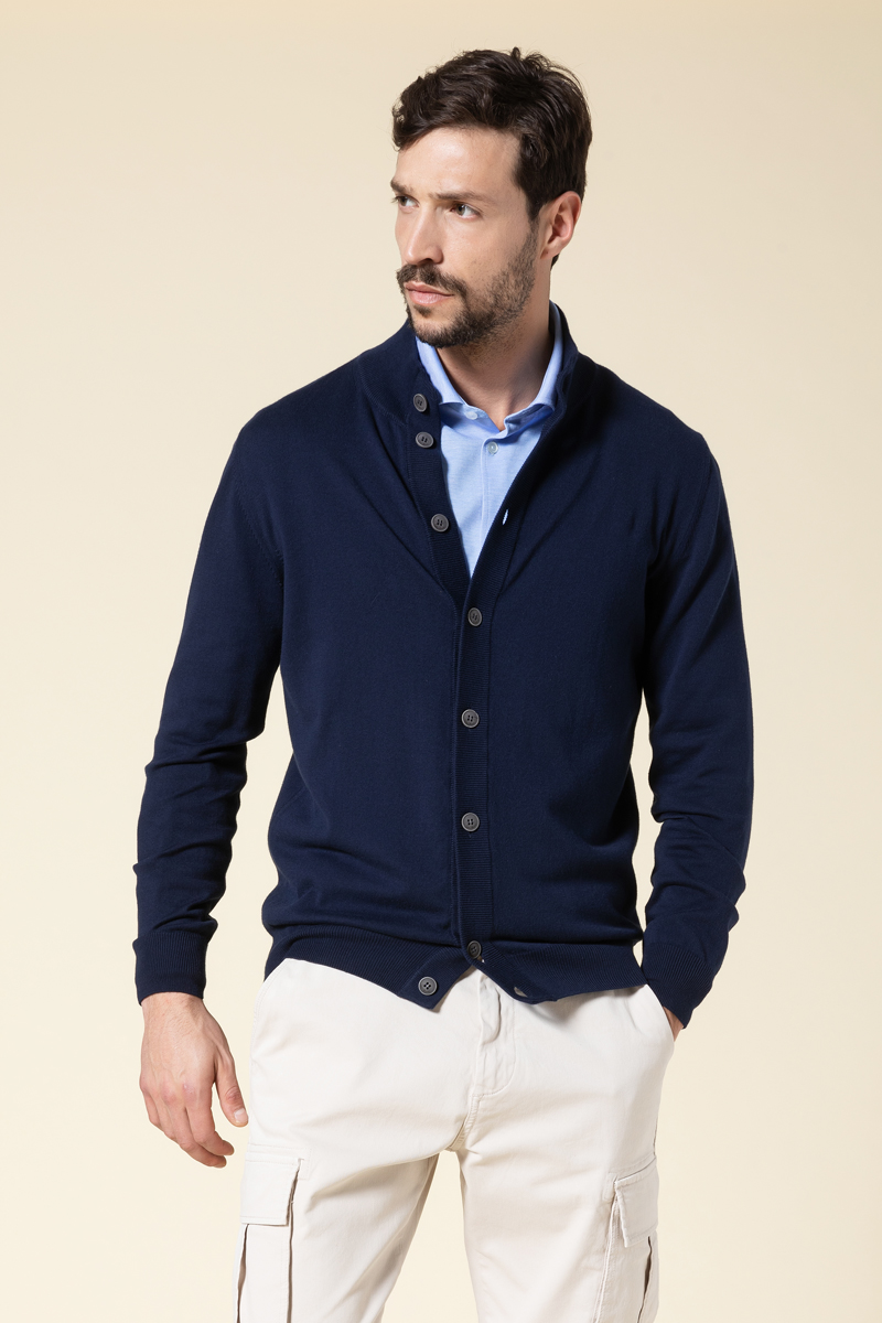 cardigan-uomo-blu-635qql-1.jpg cardigan uomo blu - immagine 1