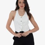 gilet donna bianco